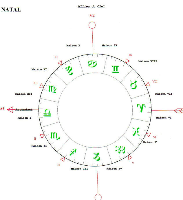 Carte du Ciel en Astrologie : Significations et caractéristiques - France  Minéraux